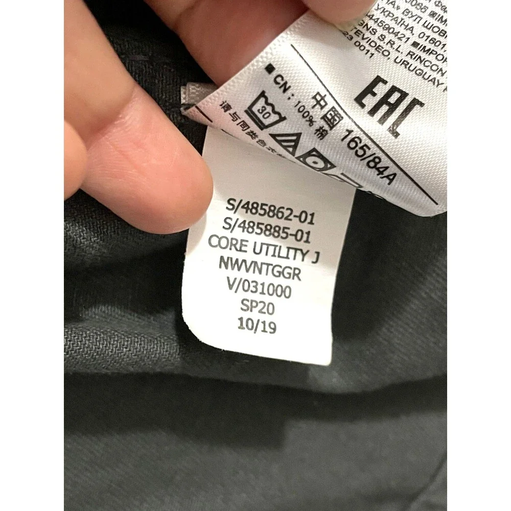 GAP Core Utility Jacket Military Anorak Full Zip Drawstring Waist Olive Green XS - Picture 15 of 15